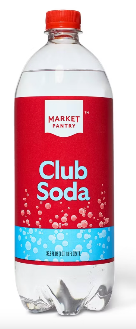 Club Soda - 1L Bottle - Market Pantry™
