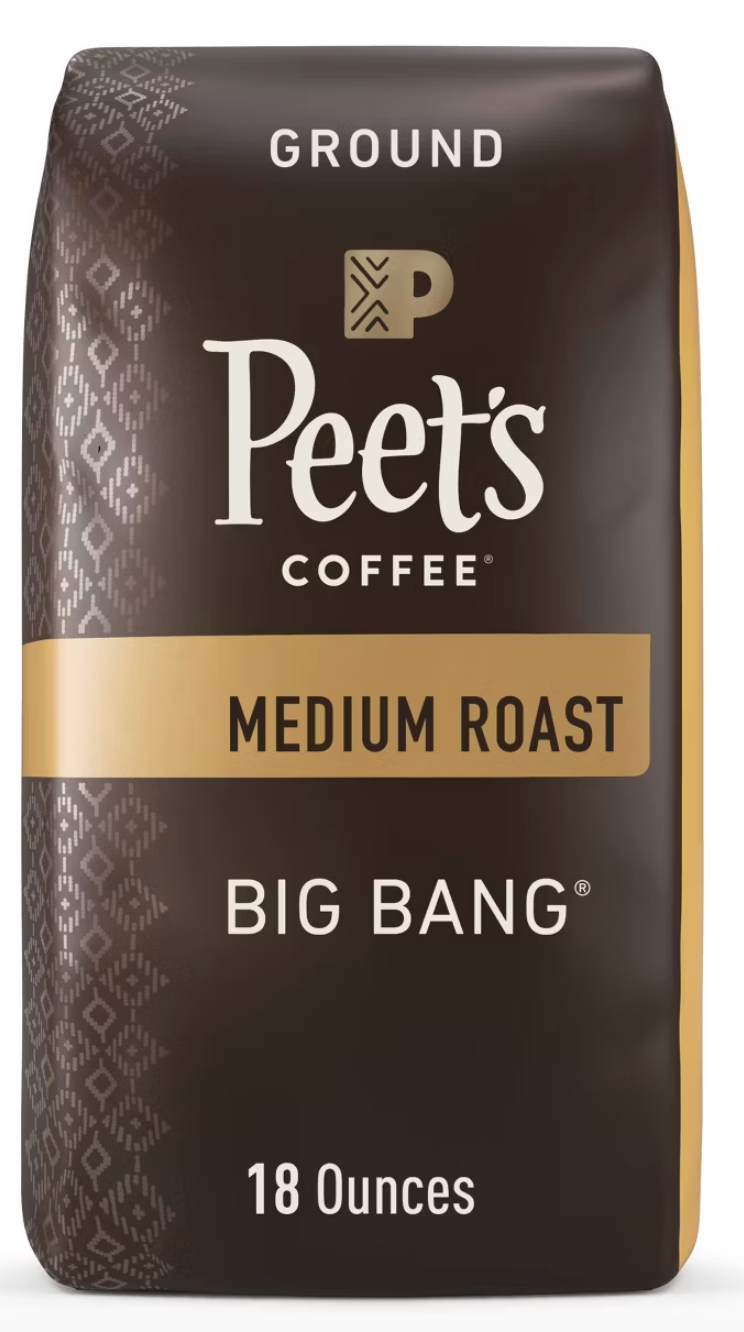 Peet's Big Bang Medium Roast Ground Coffee - expired 06/14/2026