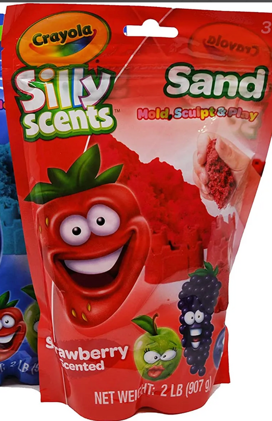 Crayola 1Lb Scent Sand In Polybag - Strawberry