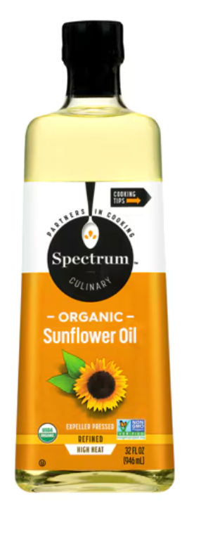 Spectrum Culinary Organic Sunflower Oil -- 32 fl oz