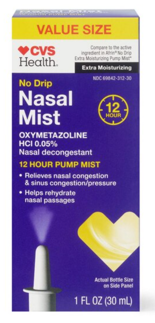 CVS 12HR No Drip Nasal Mist - Expires 06/04/2026