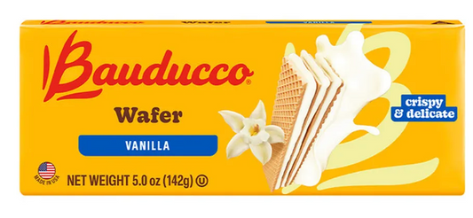 Bauducco Wafer, Vanilla - Expired Dec 17 2025