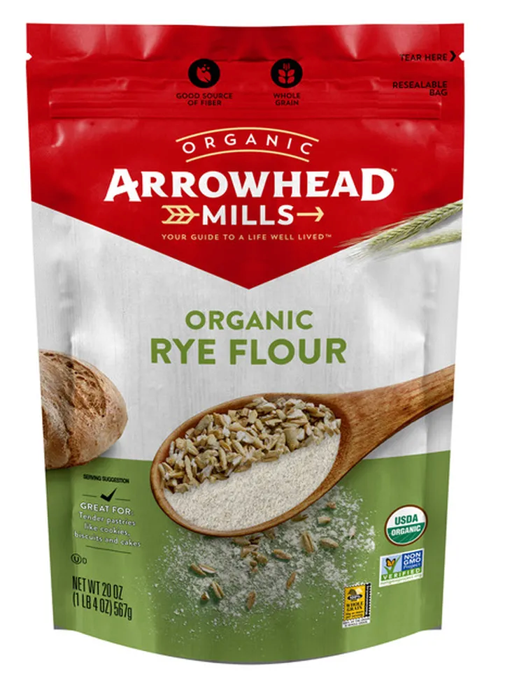 Arrowhead Mills Organic Rye Flour, 20 oz Bag