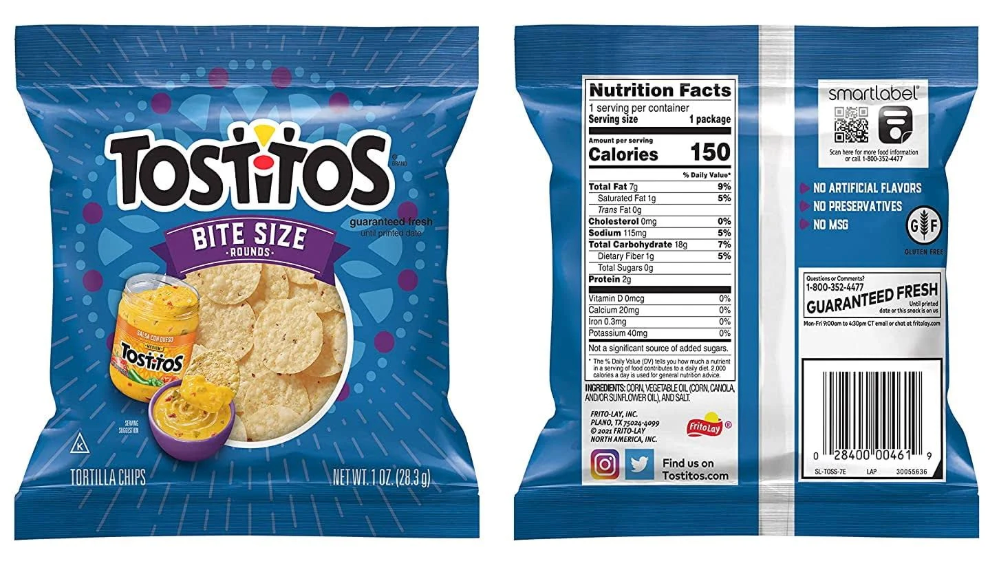 Tostitos, Bitesize Rounds, 1 Ounce - expired  July 2025