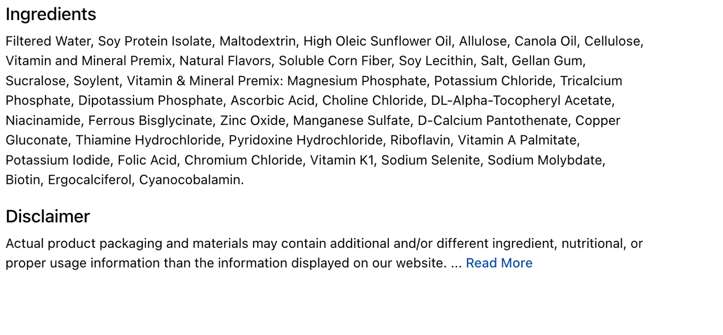 Soylent® Complete Meal Nutrition Shakes - Gingerbread - expired October 2025