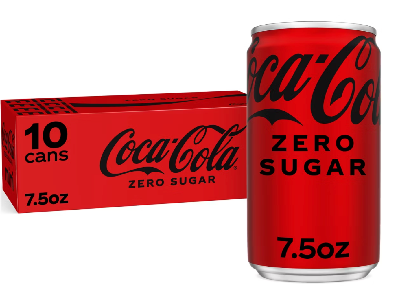 Coca-Cola Zero Sugar Soda - 10pk/7.5 fl oz Mini-Cans