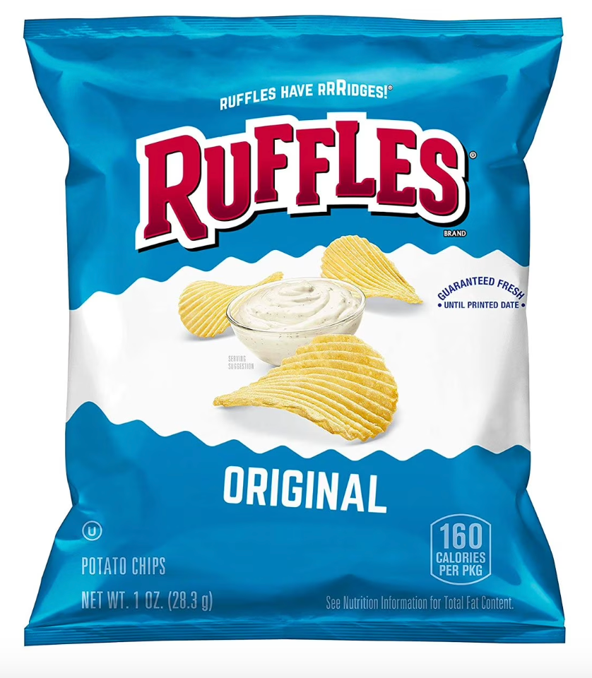 Ruffles Original Potato Chips, 1 oz.