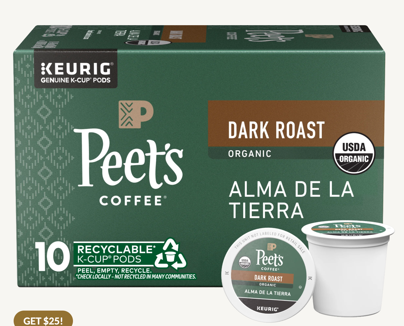 Organic Alma de la Tierra K-Cup® Pods - expired may 31 2026