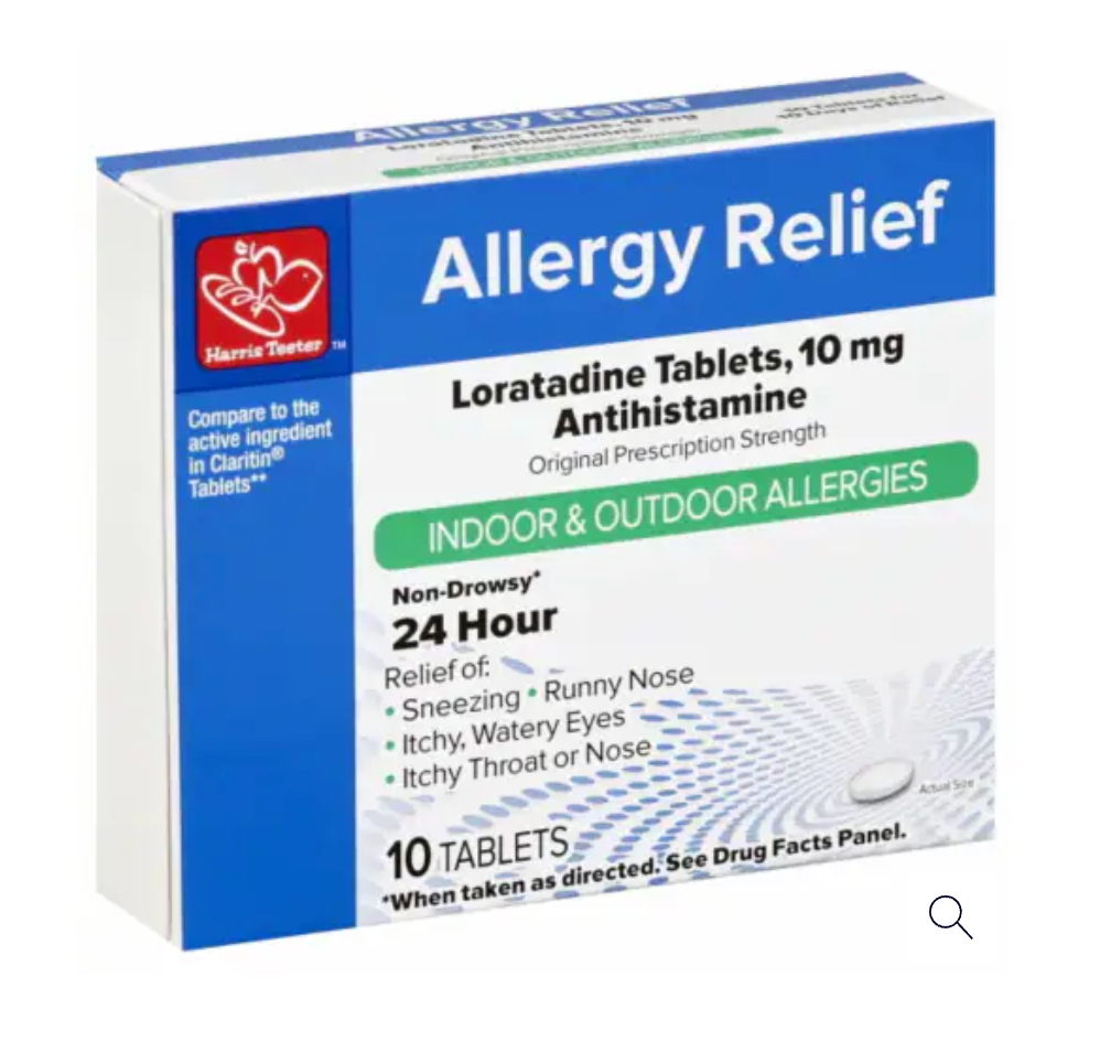 Harris Teeter™ Allergy Relief Loratadine Antihistamine Tablets 10mg - expires 01/2027