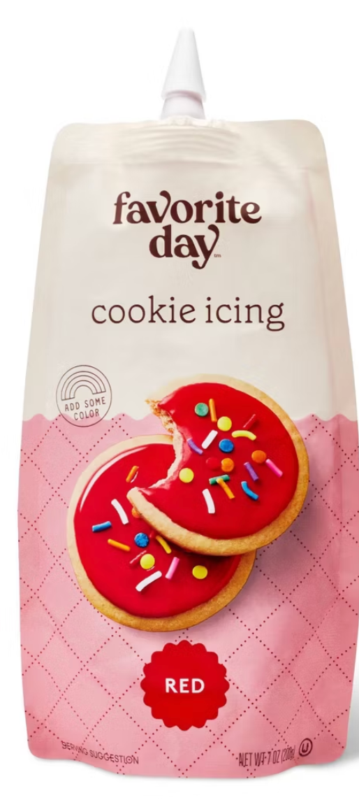 Red Cookie Icing - 7oz - Favorite Day™