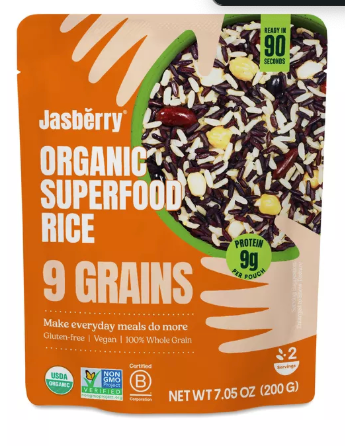 Jasberry, Organic Superfood Rice, 9 Grains