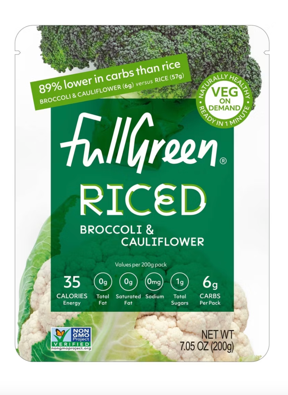 FullGreen Riced Broccoli & Cauliflower - 7.05oz - expires Jan 2027