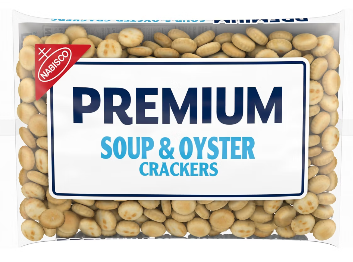 Premium Original Soup and Oyster Crackers Lunch Snacks - 9oz - expired May 04 2026