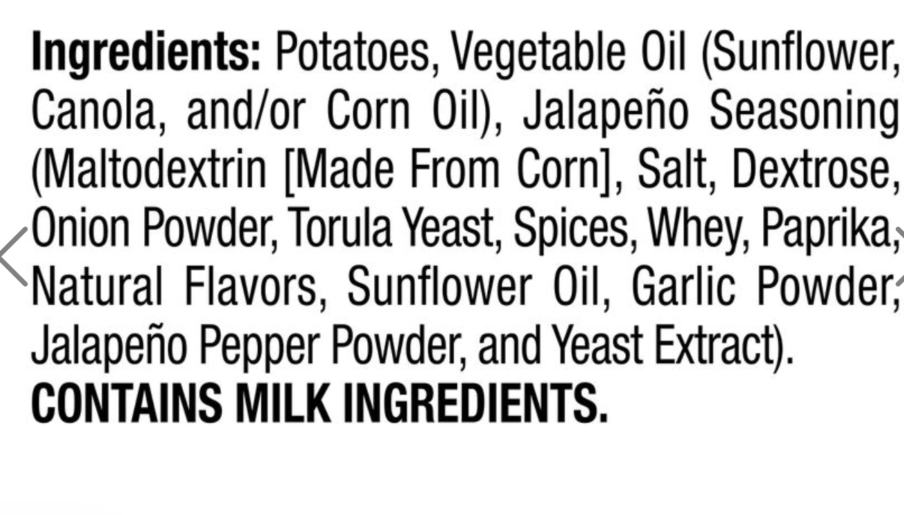 Lay's Kettle Cooked Jalapeno Flavored Potato Chips, 0.85 Ounce - expired March 10 2026