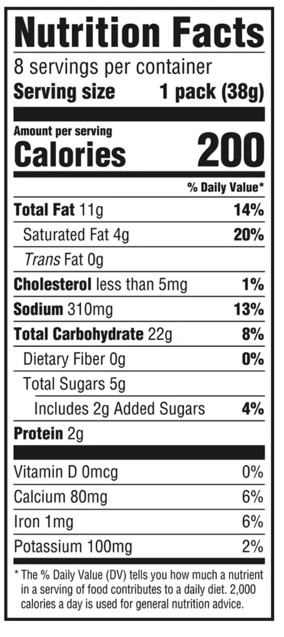 Ritz Cracker Sandwiches with Cheese - 8ct/10.8oz - expired May 10 2026