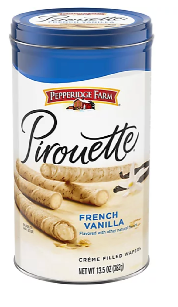 Pepperidge Farm Pirouette Crème Filled Wafers French Vanilla Cookies - 13.5 Oz - expires May 15 2026