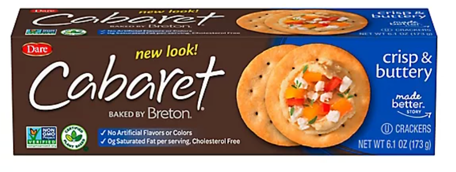 Dare Crackers Breton Cabaret - 6.1 OZ - expired Apr 02 2026