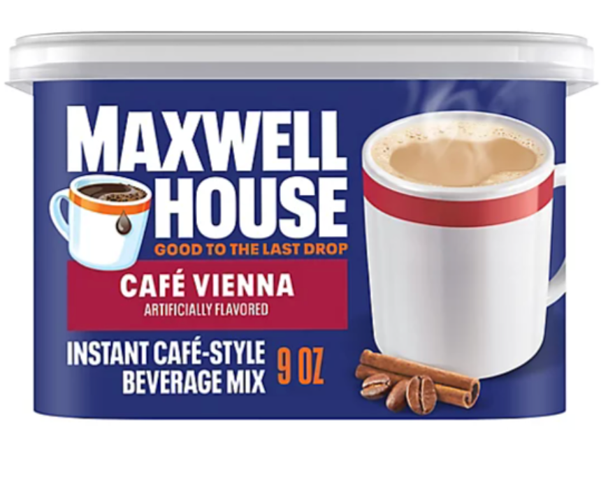 Maxwell House International Vienna Café-Style Instant Coffee Beverage Mix - 9 Oz