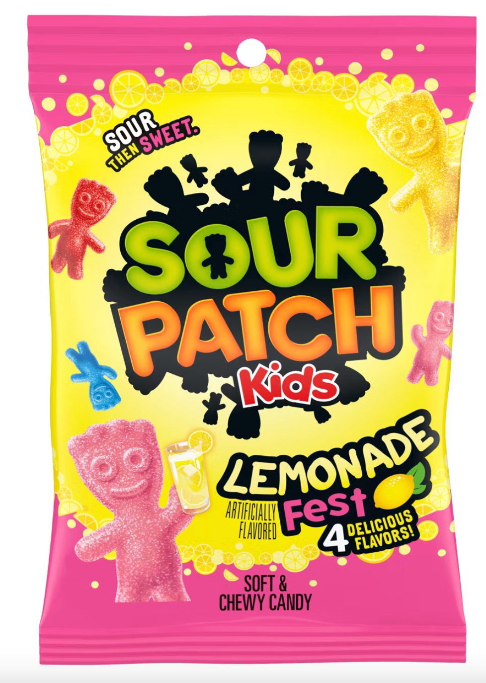 SOUR PATCH KIDS Lemonade Fest Soft & Chewy Gummy Candy - 8.02oz