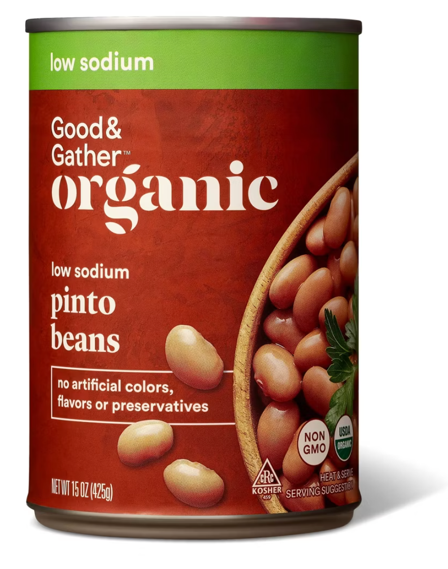 Organic Low Sodium Pinto Beans - 15oz - Good & Gather™
