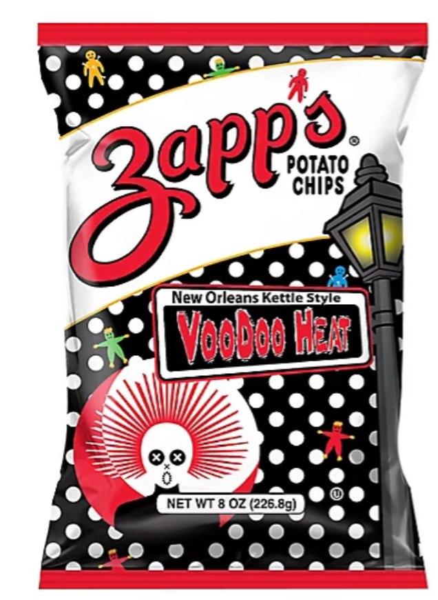 Zapp's Chips Voodoo Heat - 8 Oz - expires Aug 24 2026