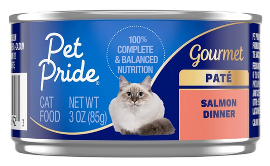 Pet Pride Salmon Dinner Pate Gourmet Cat Food