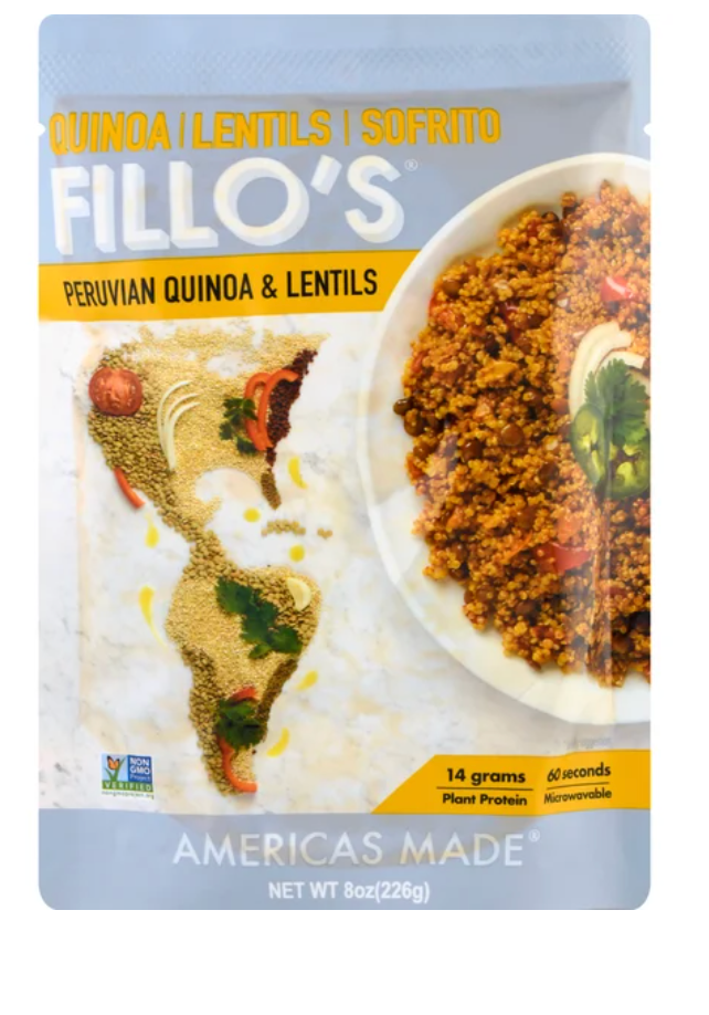 Fillo's Peruvian Quinoa & Lentils - expires Sep 27 2026 - packaging may vary