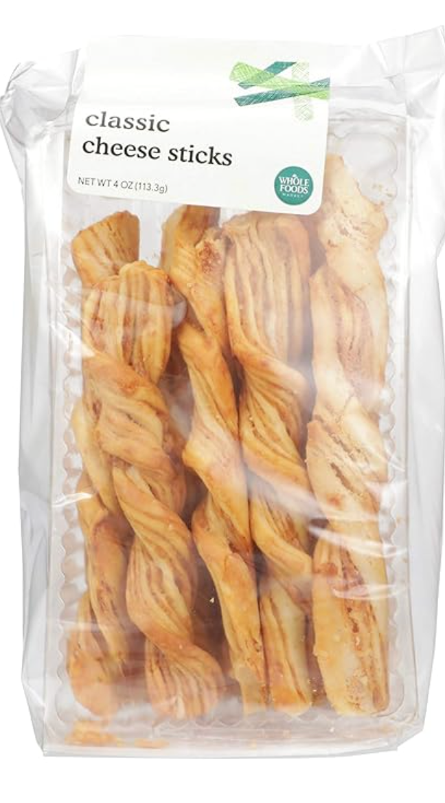 Whole Foods Market Classic Cheddar Cheese Sticks, 4 OZ - expires November 18 2026