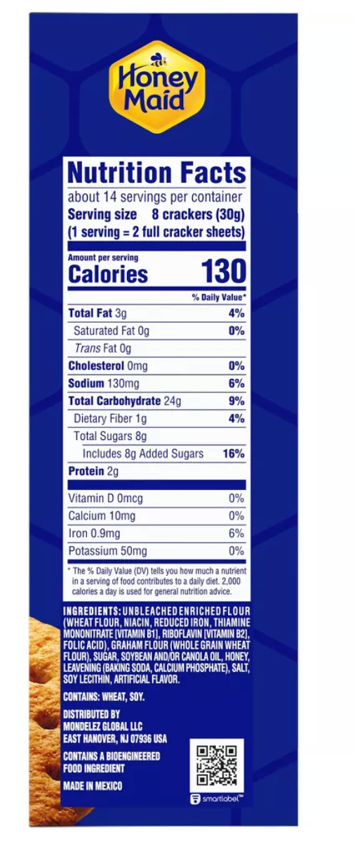 Honey Maid Graham Crackers Lunch Snacks - 14.4oz - expired May 27 2026