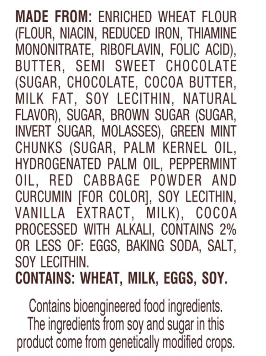 Pepperidge Farm Thin & Crispy Peppermint Cocoa Cookies, 6.9 oz Bag - expired 05/17/2026
