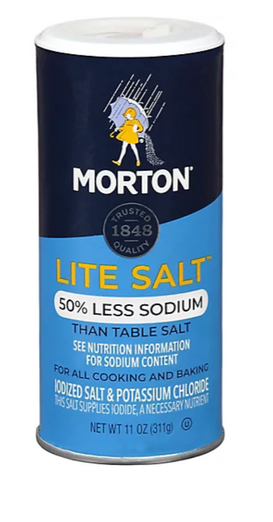 Morton Lite Salt - 11 Oz