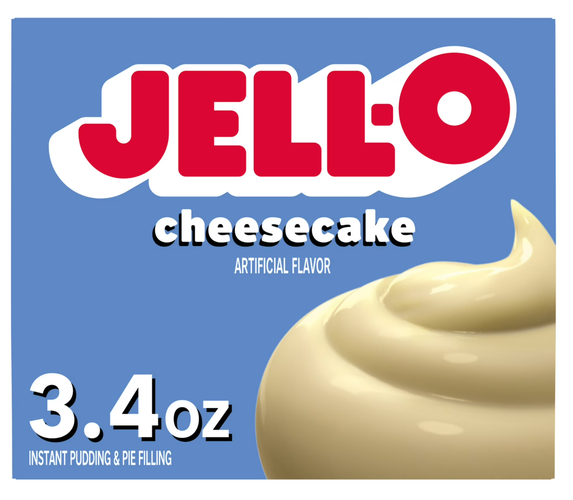 Jell-O Cheesecake Instant Pudding & Pie Filling Mix, 3.4 oz Box - expired May 14 2026