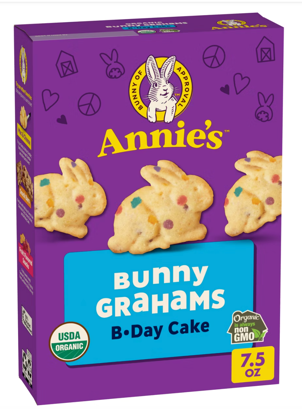Annie's Homegrown Organic Birthday Cake Bunny Grahams Snacks - 7.5oz