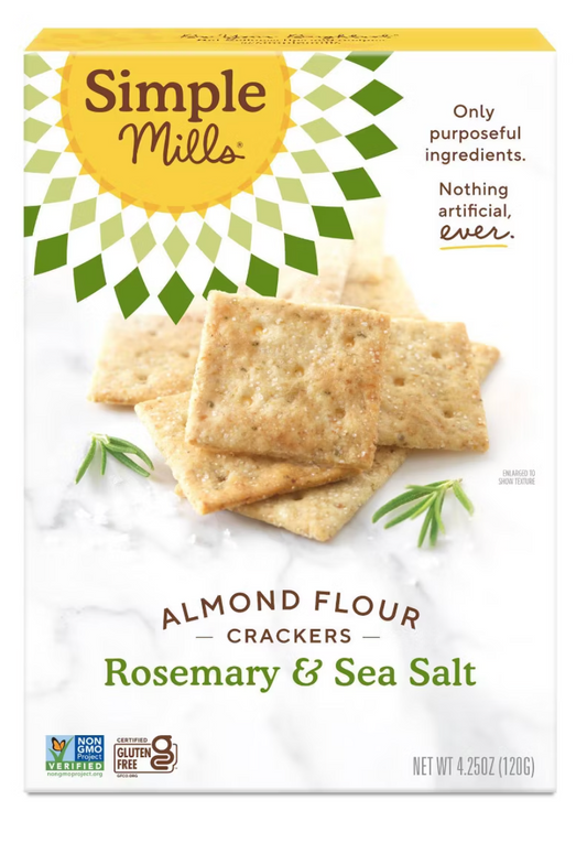 Simple Mills Rosemary - 4.25oz - expired June 04 2025