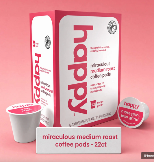 miraculous medium roast coffee happy pods™ 22 ct - expired May 15 2026