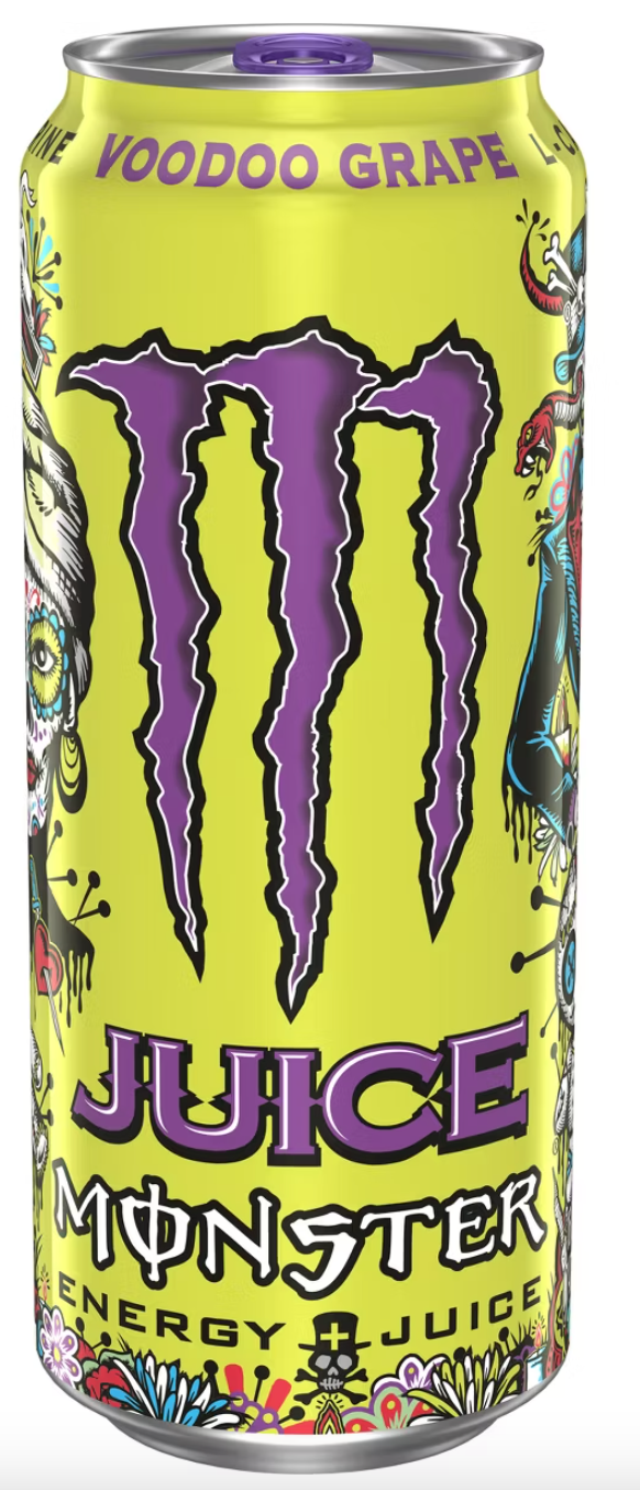 Monster Energy Voodoo Grape Juice + Energy Drink - 16 fl oz Can