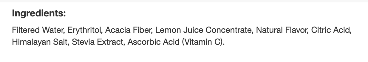 Cove Lemon Sorbet Soda - 12 fl oz