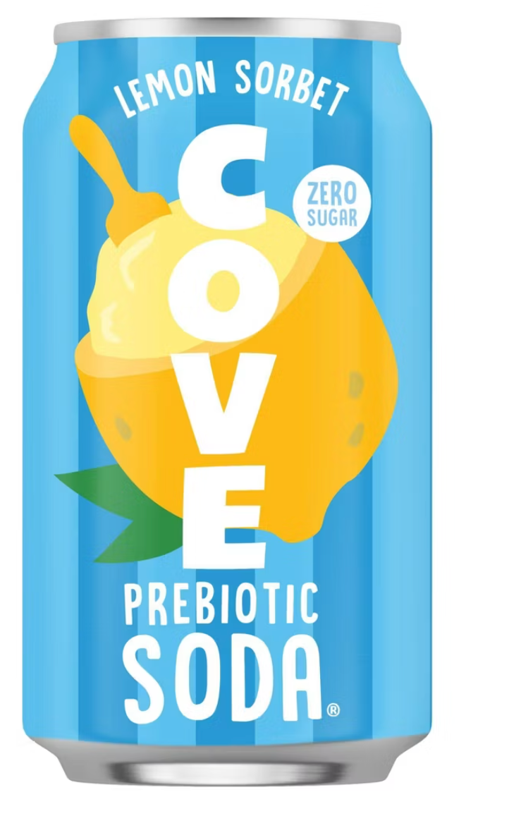 Cove Lemon Sorbet Soda - 12 fl oz