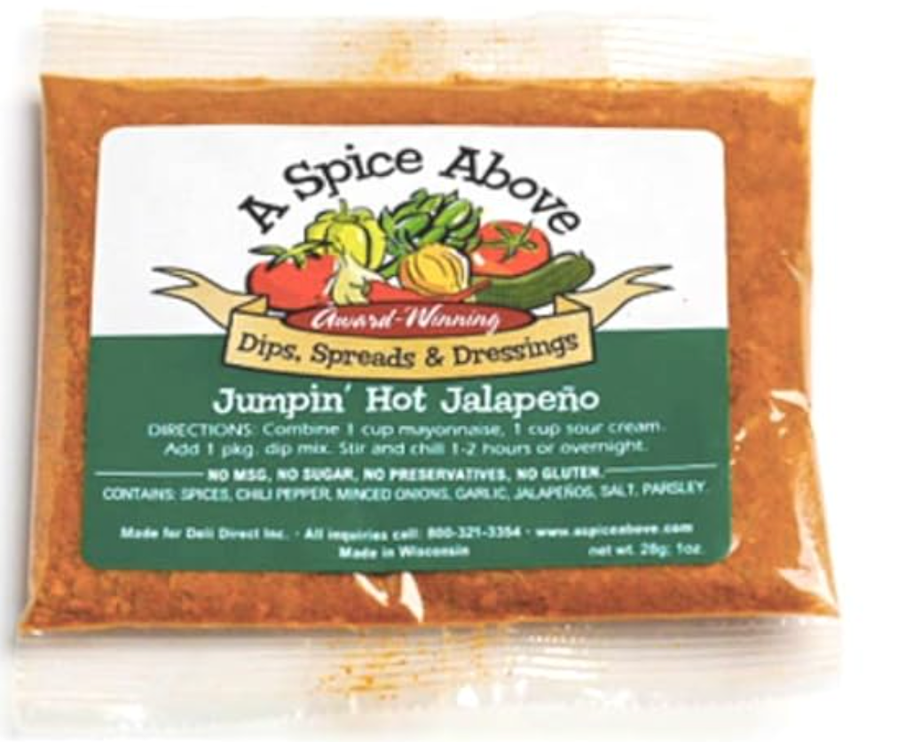 A Spice Above Dips, Spreads, and Dressing Mixed Seasonings Party Packets