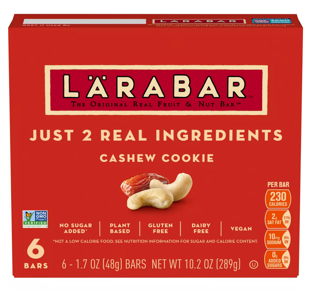 LÄRABAR Fruit & Nut Snack Bars - Cashew Cookie