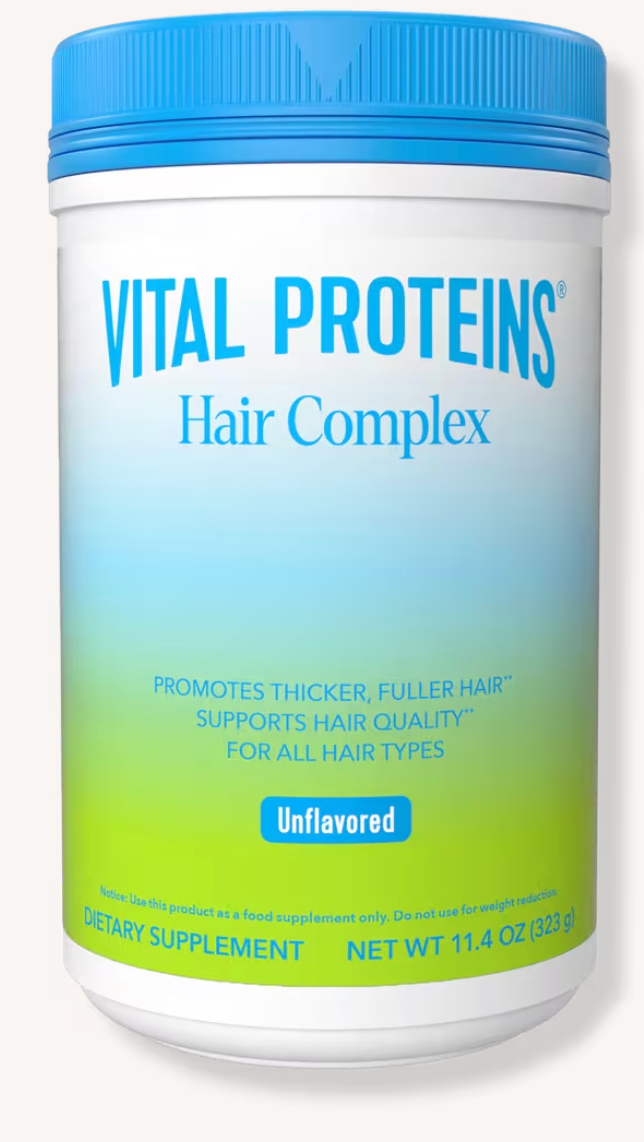 Vital Proteins   Collagen Peptides + Biotin Hair Complex Unflavored Powder - expires 6/12/2026