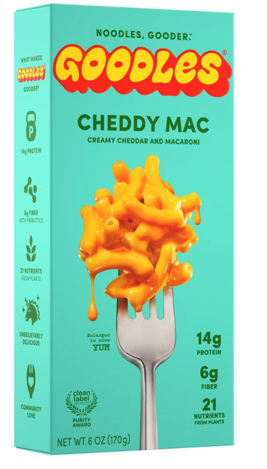 Goodles Cheddy Mac Creamy Cheddar Protein Mac & Cheese - 6oz