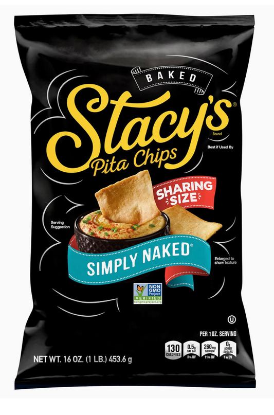 Stacy's Simply Naked Sharing Size Pita Chips, Sea Salt (16 oz)  expired Jan 27 2026