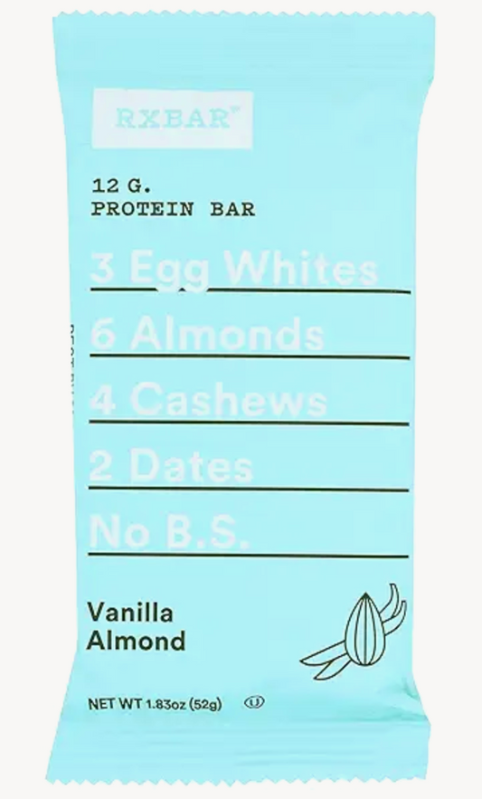 Rxbar, Bar Almond Vanilla, 1.83 Ounce - expires sep 28 2026