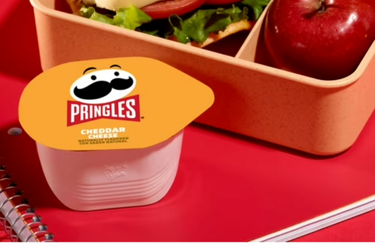 Pringles Cheddar Cheese Potato Crisps Chips, Lunch Snacks - expires July 29 2026