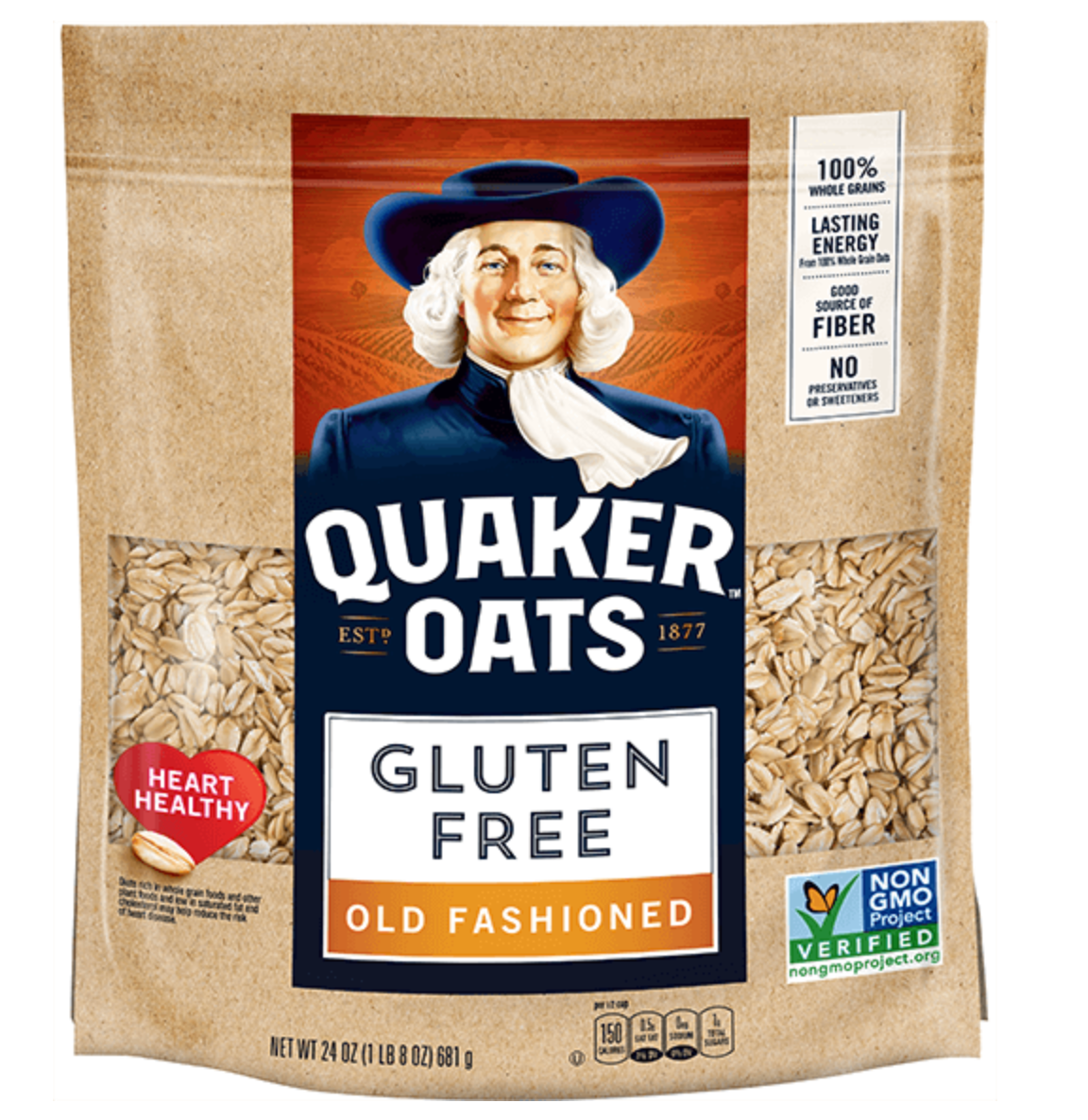 Quaker Old Fashioned Oatmeal - Gluten Free - expires Sep 22 2026