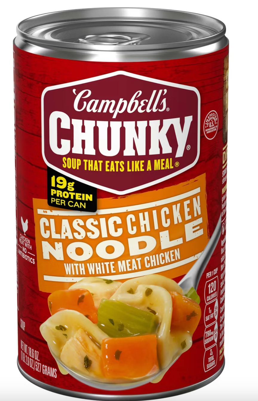 Campbell's Chunky Classic Chicken Noodle Soup - 18.6oz