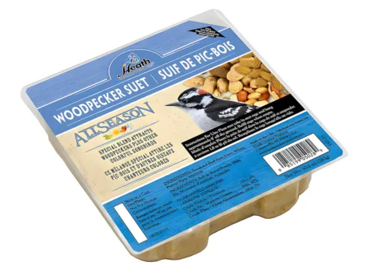Heath Outdoor DD-24 All Season Woodpecker Blend Suet Cake