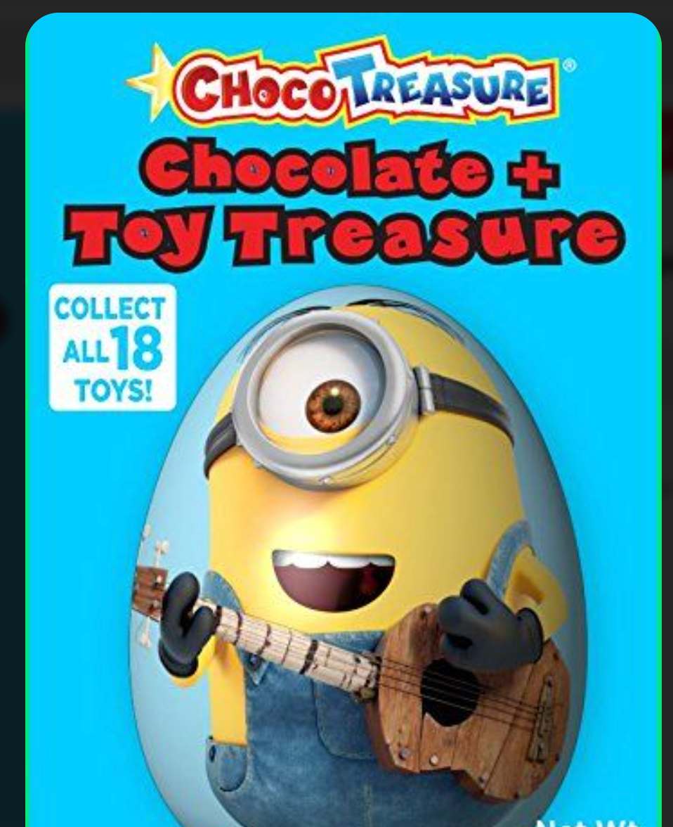 Chocotreasure Chocolate and Toy Treasure - Minons