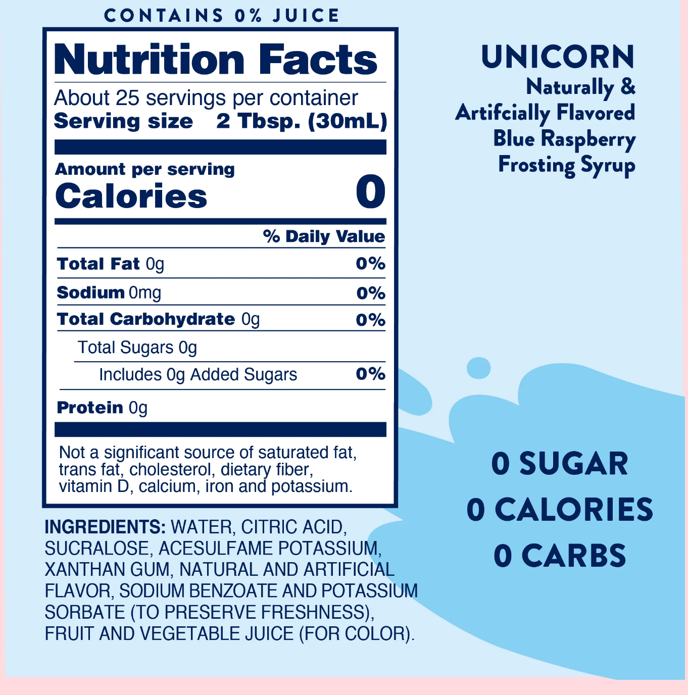 Sugar Free Unicorn™ Syrup -expires 10/11/26